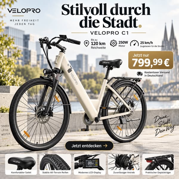 VELOPRO C1 jetzt für 799,99 €