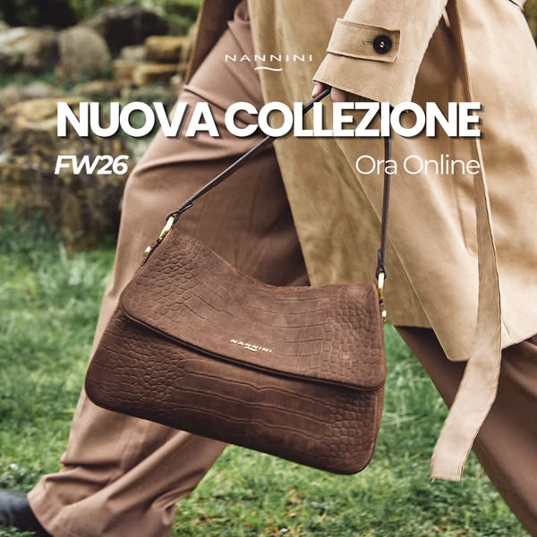La nuova collezione Nannini Borse è online.