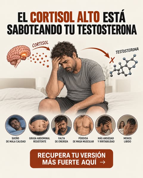 Bajar cortisol y subir testosterona. A la vez.