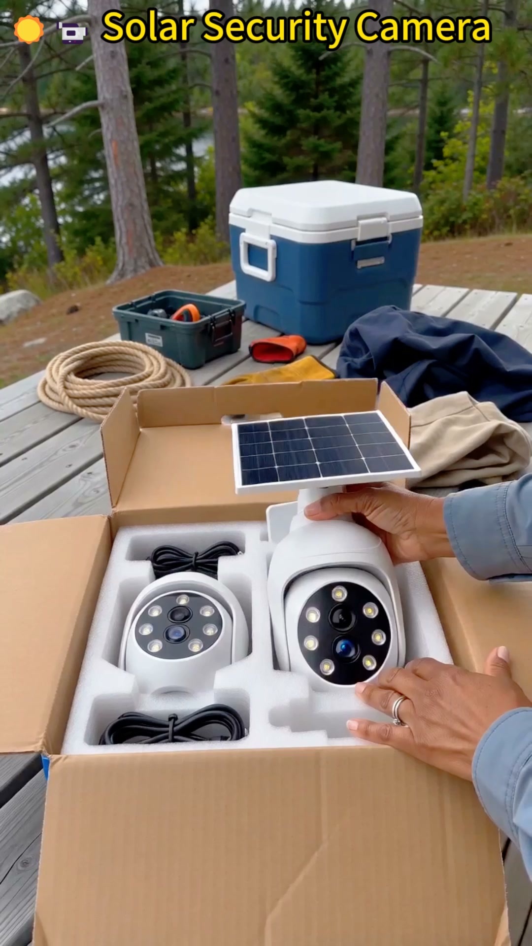 A "security camera" that doesn't need electricity.