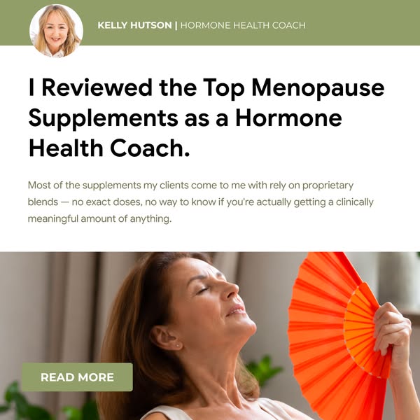 Top 5 Menopause Supplements