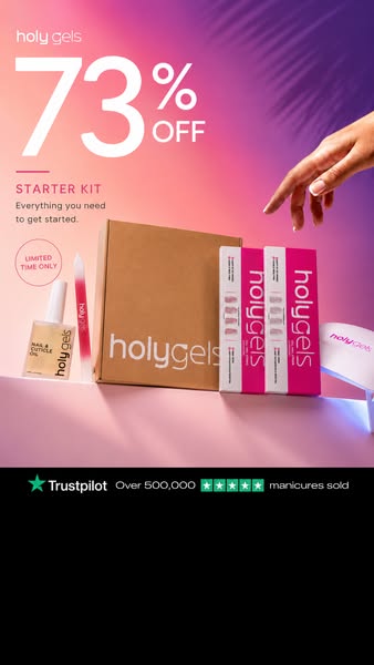 The UK's Favourite Gel Nail Kit - 73% Off