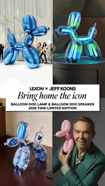 Jeff Koons x Lexon Drop Is Live!