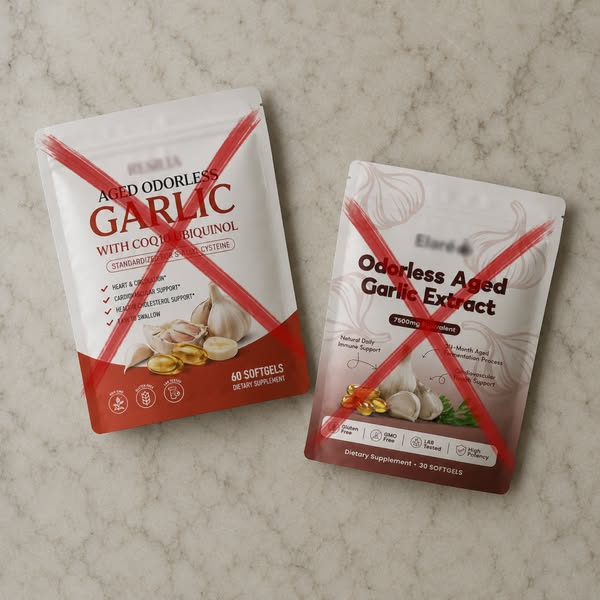 Fake Aged Garlic