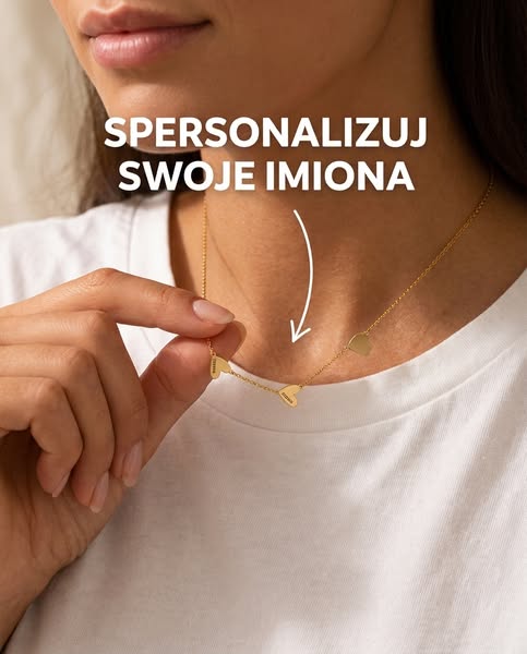 50% na personalizowaną biżuterię