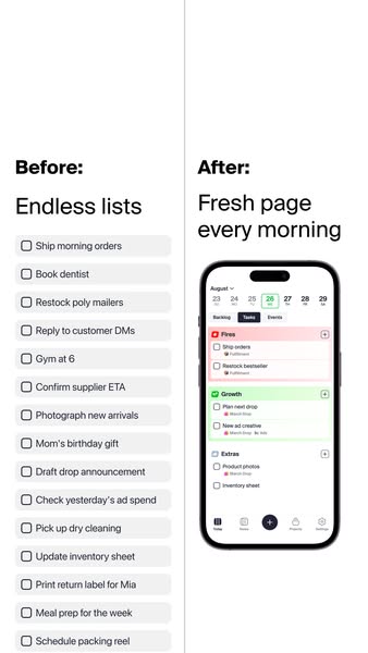 A fresh page every morning