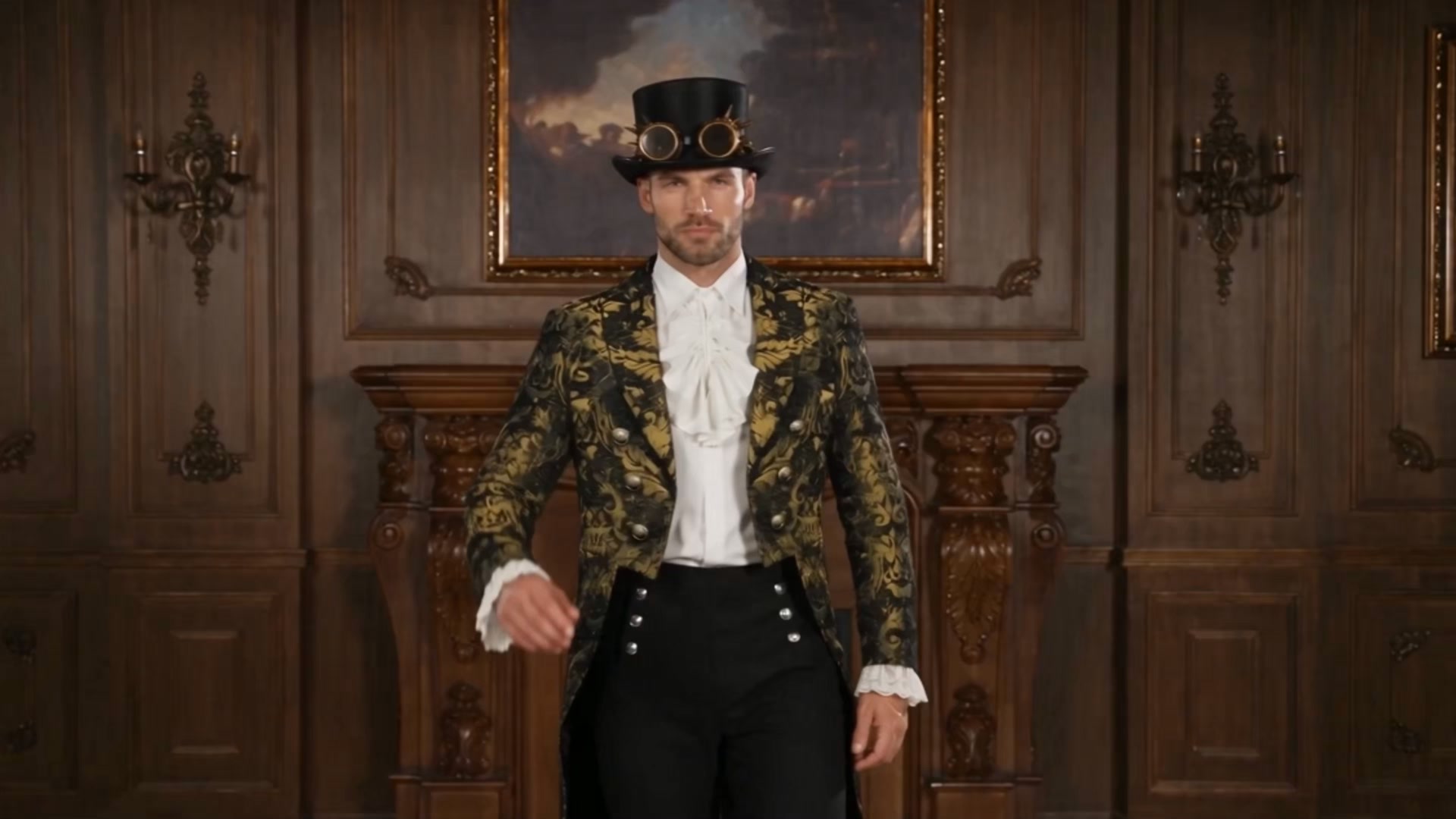 Complete 4-Piece Steampunk Look