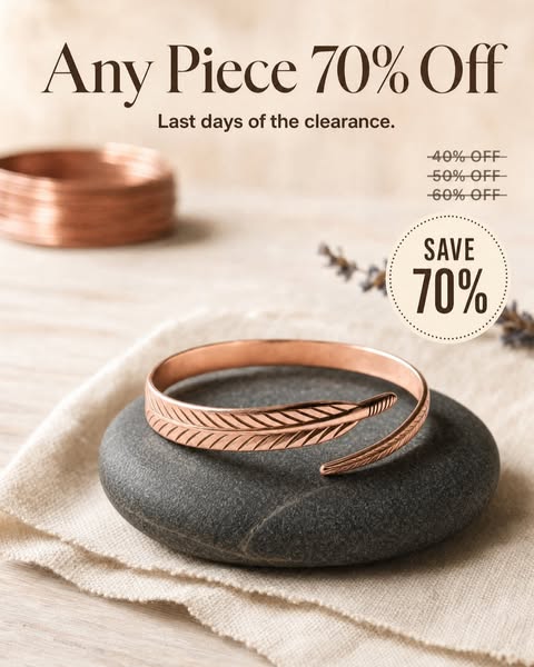 70% Off Clearance Sale