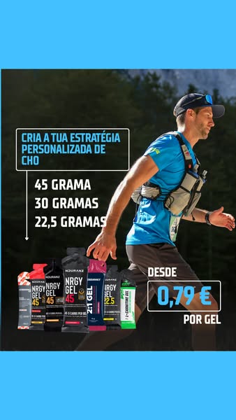 Géis energéticos de nível profissional