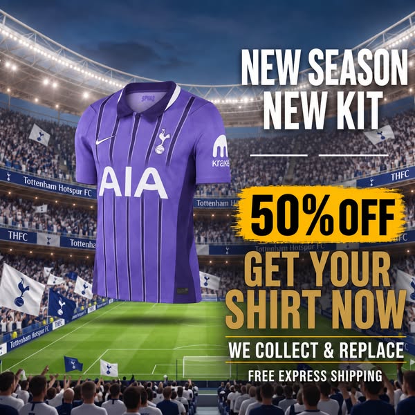 Tottenham Shirts Are Here!