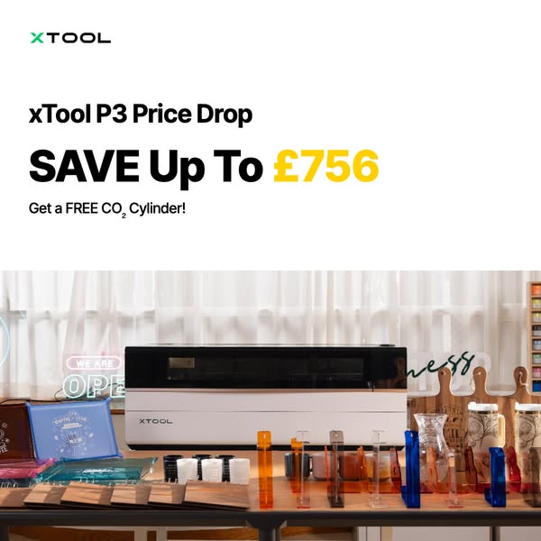 xTool P3 Price Drop: Save Up to £756