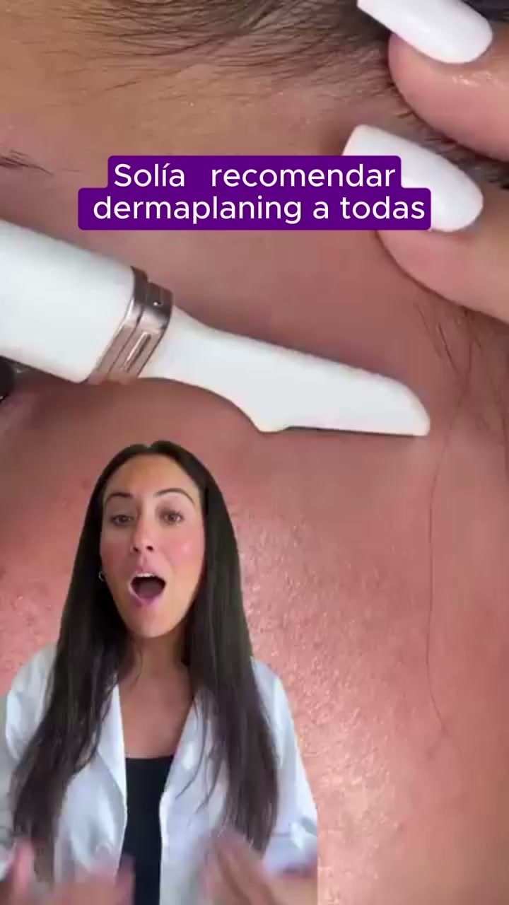 Dermaplaning en casa — 74,99 € Sin cera, sin tirones, sin cortes Cinco minutos, una vez por semana