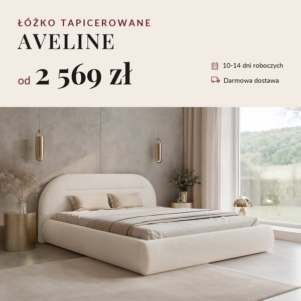 Łóżko AVELINE, od 2 569 zł