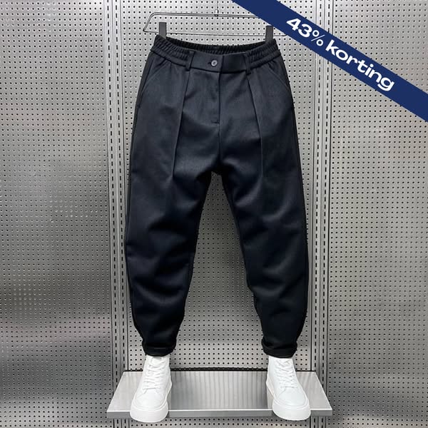 Tobin | Getailleerde Katoenen Broek