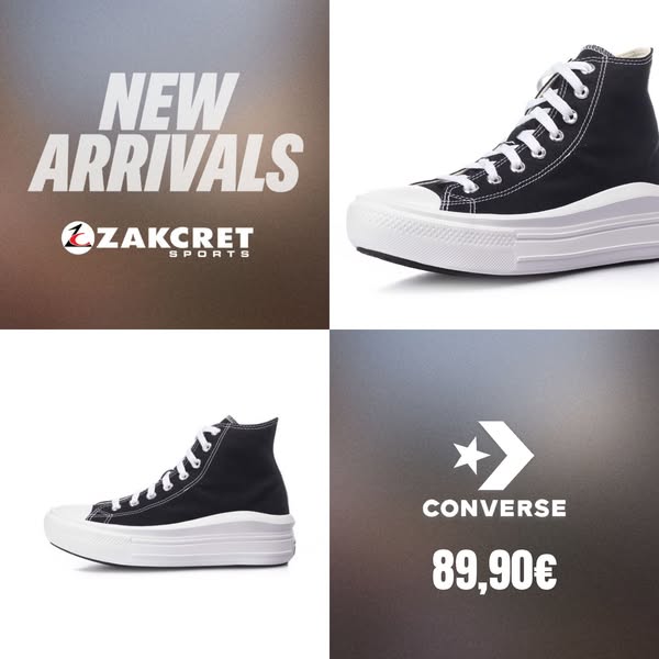CONVERSE Chuck Taylor All Star Move - HI 568497C Μαύρο