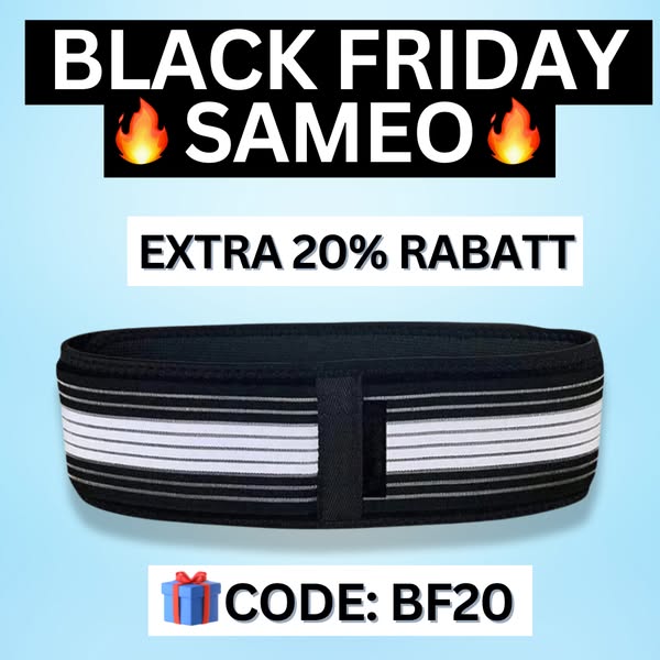 Black Friday — zusätzlich 20 % Rabatt: Code BF20