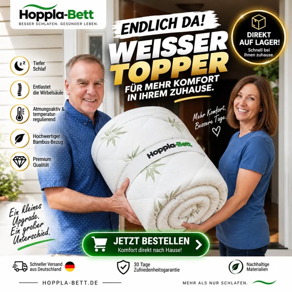Zu viele Topper – jetzt günstiger sichern