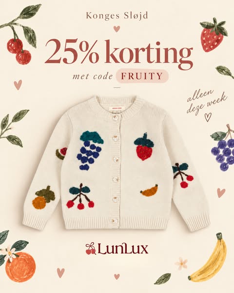 Alleen deze week 25% korting