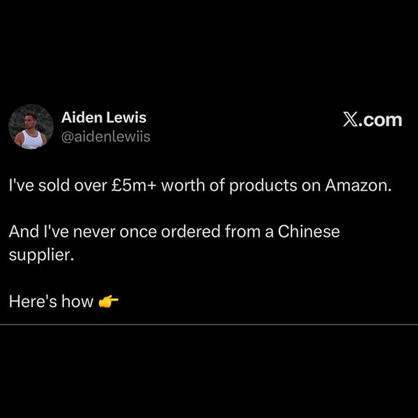 Anúncio de Aiden Lewis