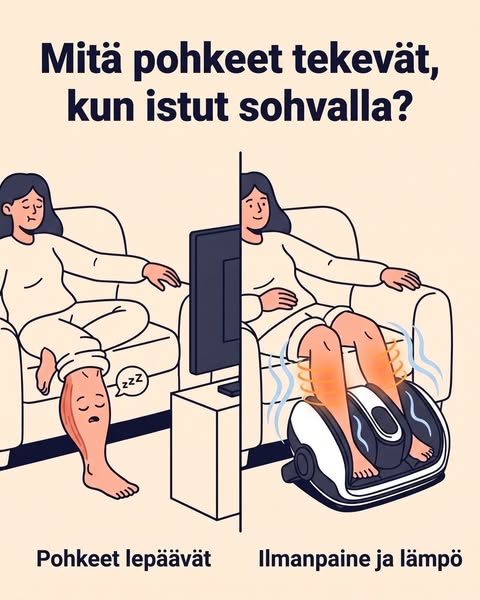 Pohkeetkin ansaitsevat lepoa