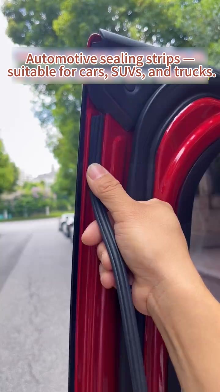 Universal sealing strip for bumpers, side skirts, and headlights.