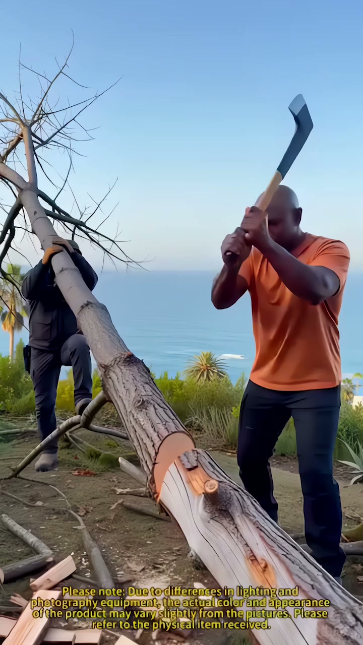Cuts through logs in seconds.
