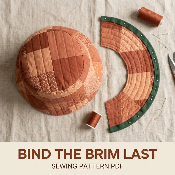 Straight lines, even on a hat