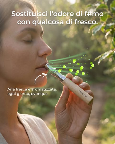 Il Primo Inalatore di Aromaterapia per il Rituale Mano-Bocca