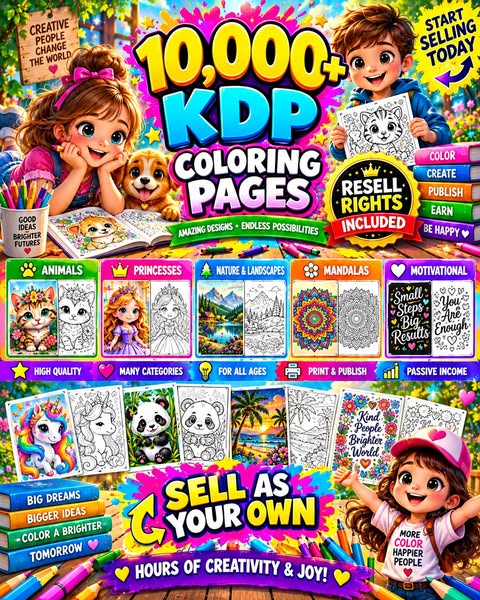 Coloring Books With Resell Rights