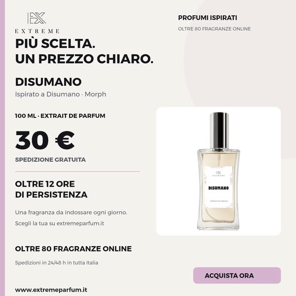 Il profumo che dura una giornata intera