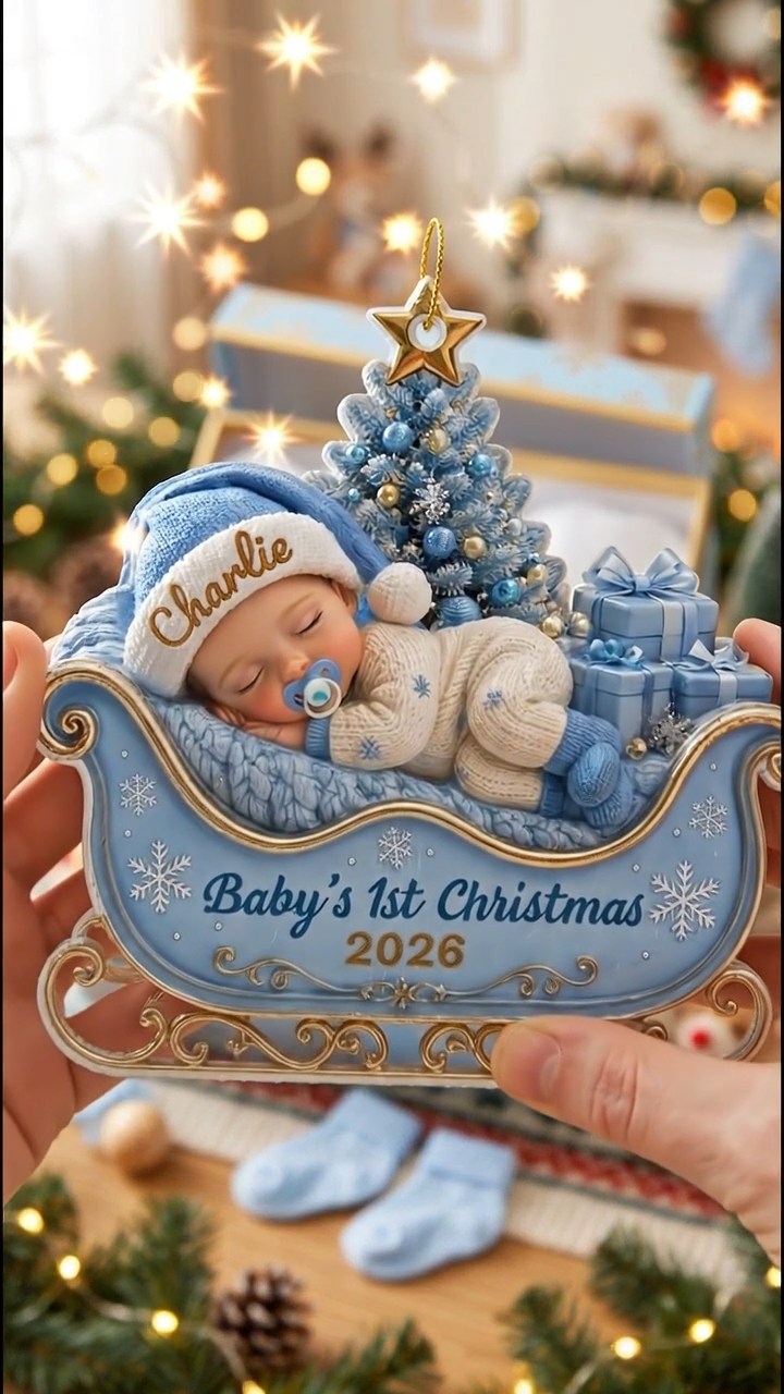 Personalized Baby’s First Christmas Ornament