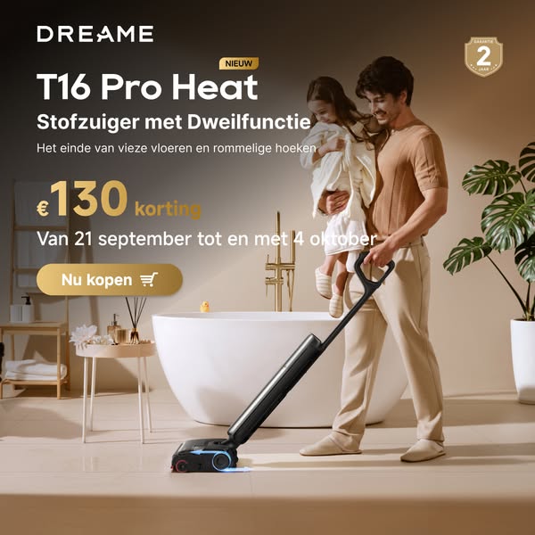 T16 Pro Heat nu tot €130 korting