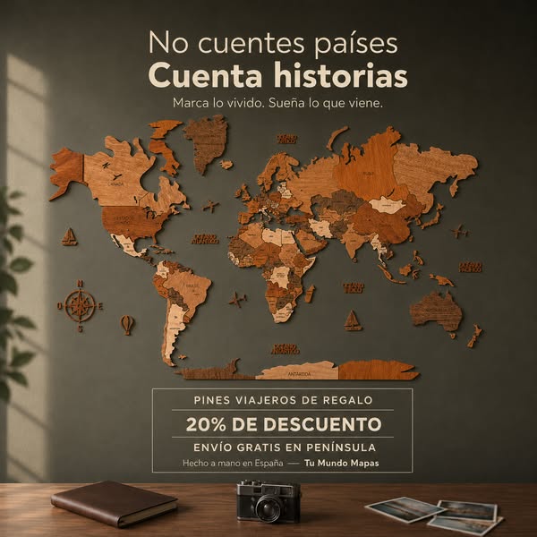 Tus viajes merecen esta pared