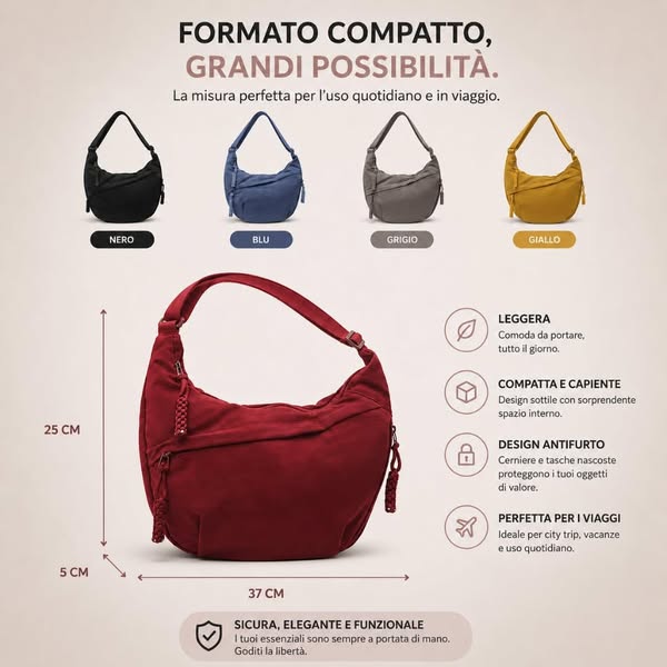 Eleganza e sicurezza in una borsa