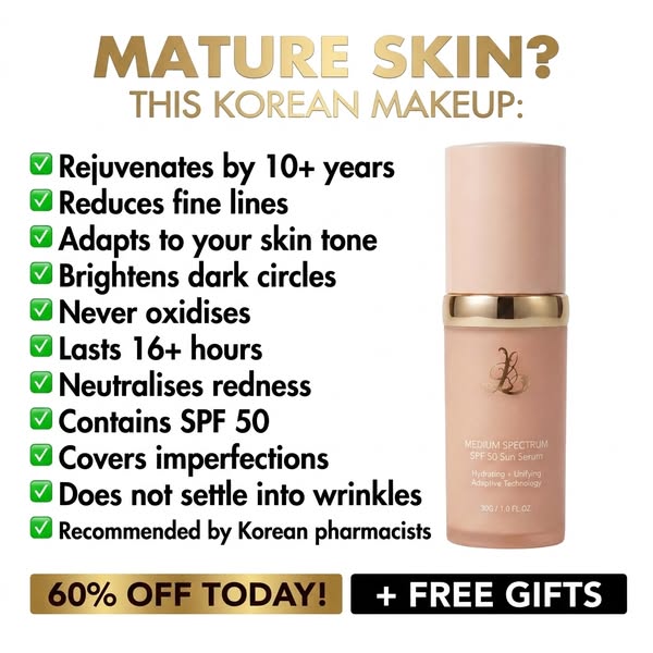 The foundation mature skin actually gets on with