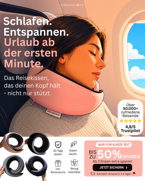 Urlaub ab der ersten Minute. Entspannter reisen. Erholter ankommen.