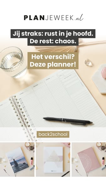 Deadlines? Tentamens? Deze planner houdt je bij de les.