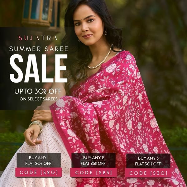 Sujatra’s Saree Sale!