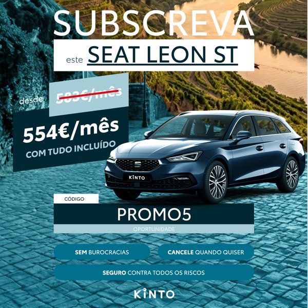 SEAT Leon desde 554€/mês