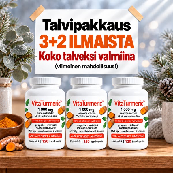 3 + 2 ILMAISTA – 50 % ALENNUSTA