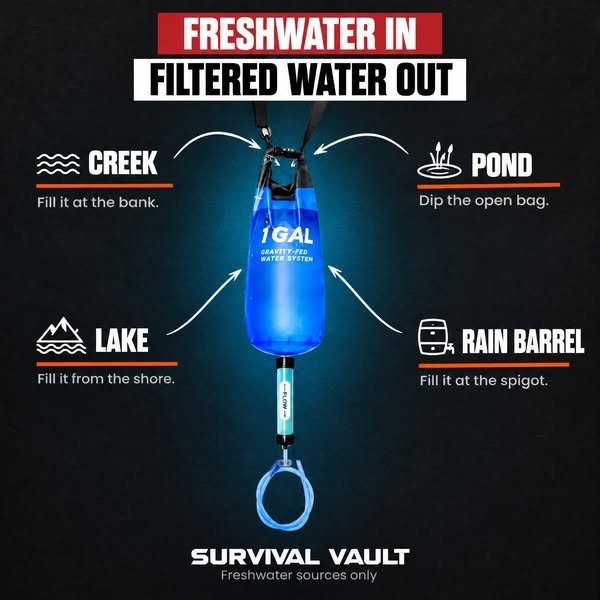Backup water with no plug