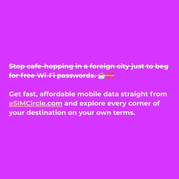 eSIMCircle - Trusted by 50,000+ Travelers