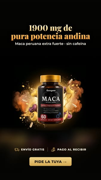 Maca 1900 mg · Envío gratis y pago al recibir