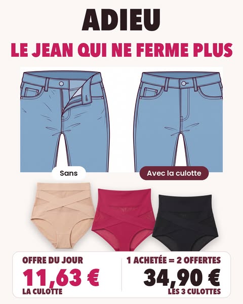 Elle s'allongeait sur le lit pour fermer son jean