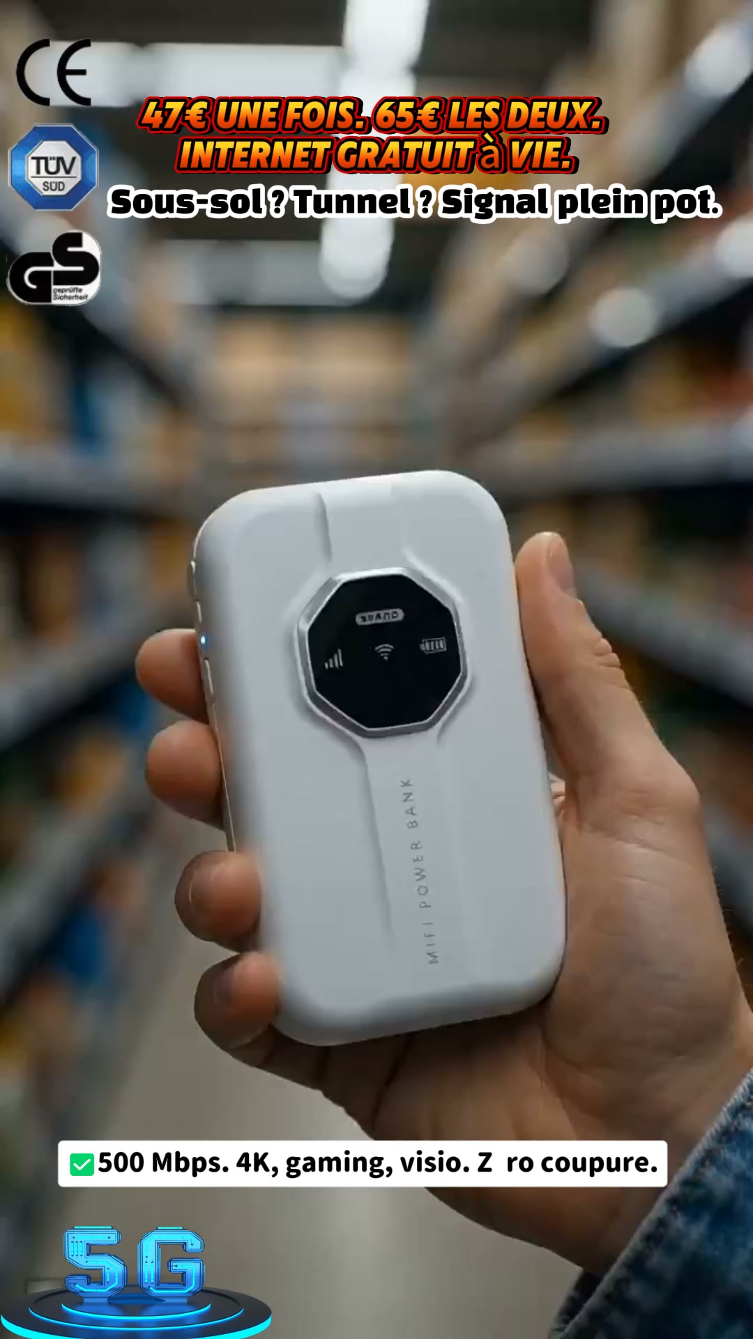 Zéro réseau en vacances ? Ce mini boîtier satellite change tout !