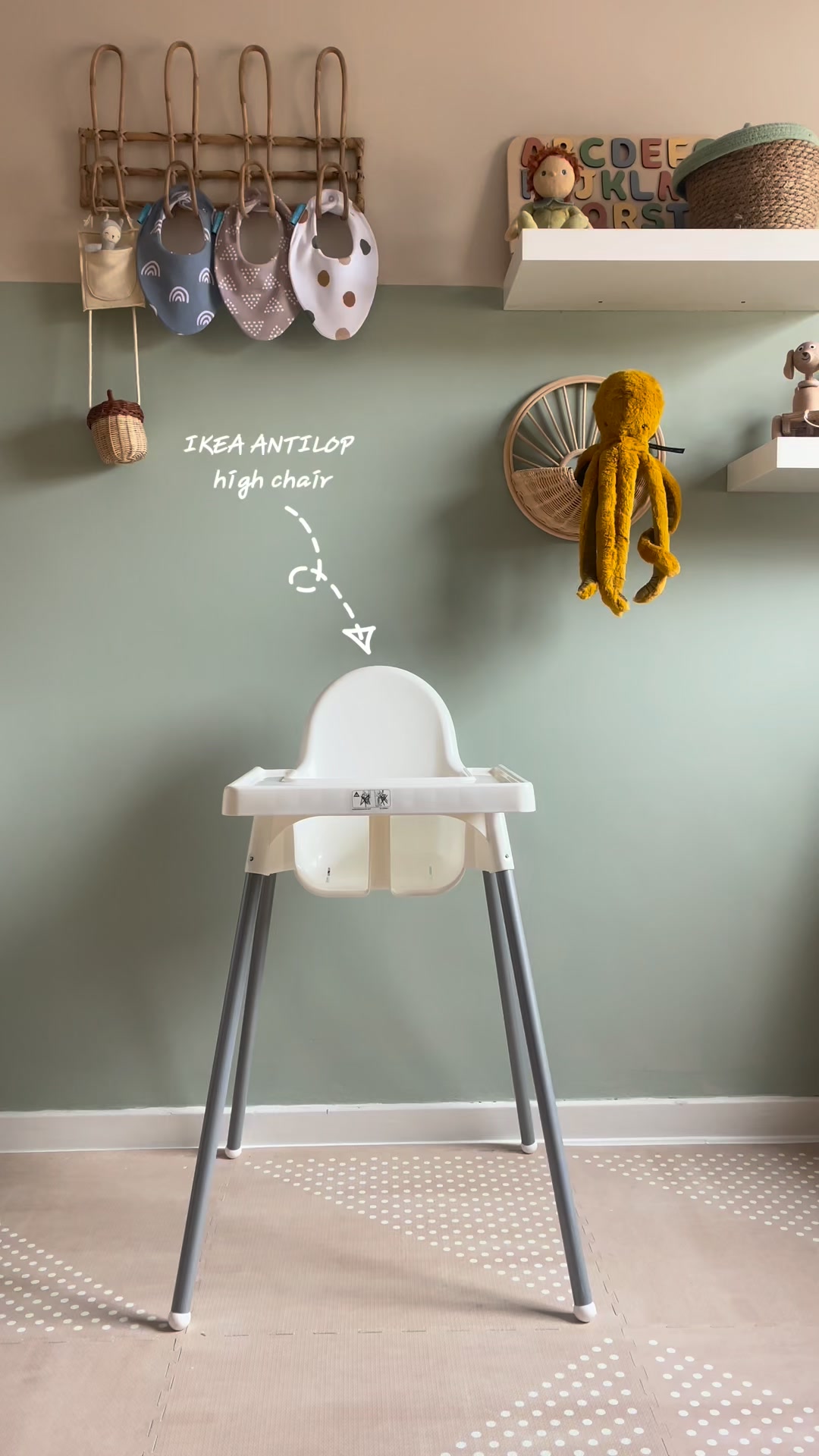 The £15 IKEA highchair… upgraded.