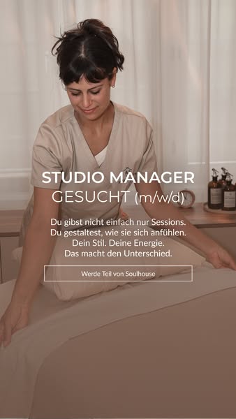 Jetzt bewerben: Studio Manager
