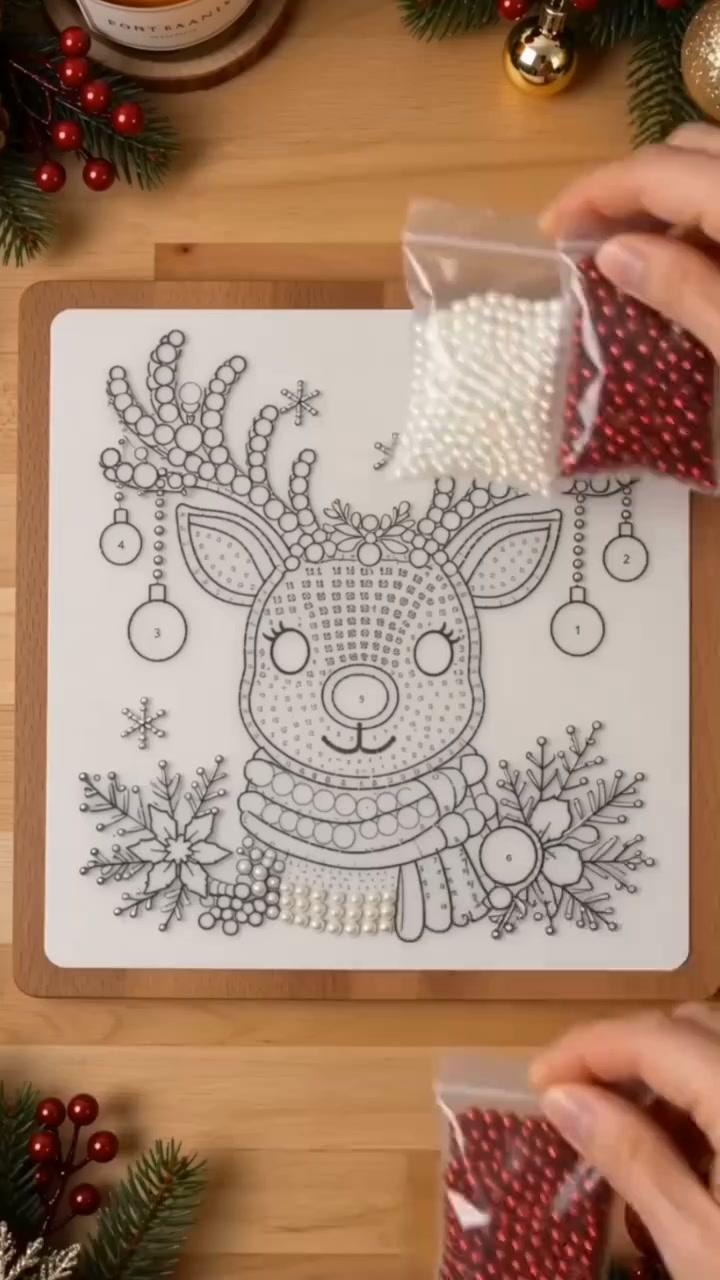 Handmade Festive Pearl Art Kit