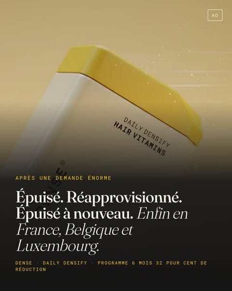 Épuisé deux fois. Livré chez vous désormais.