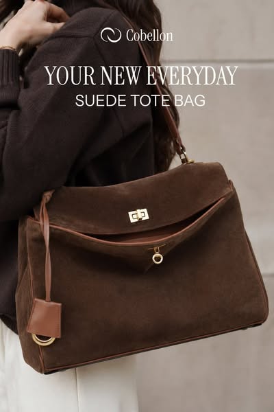 Slouchy Suede Tote Bag – Large Capacity Shoulder Carry